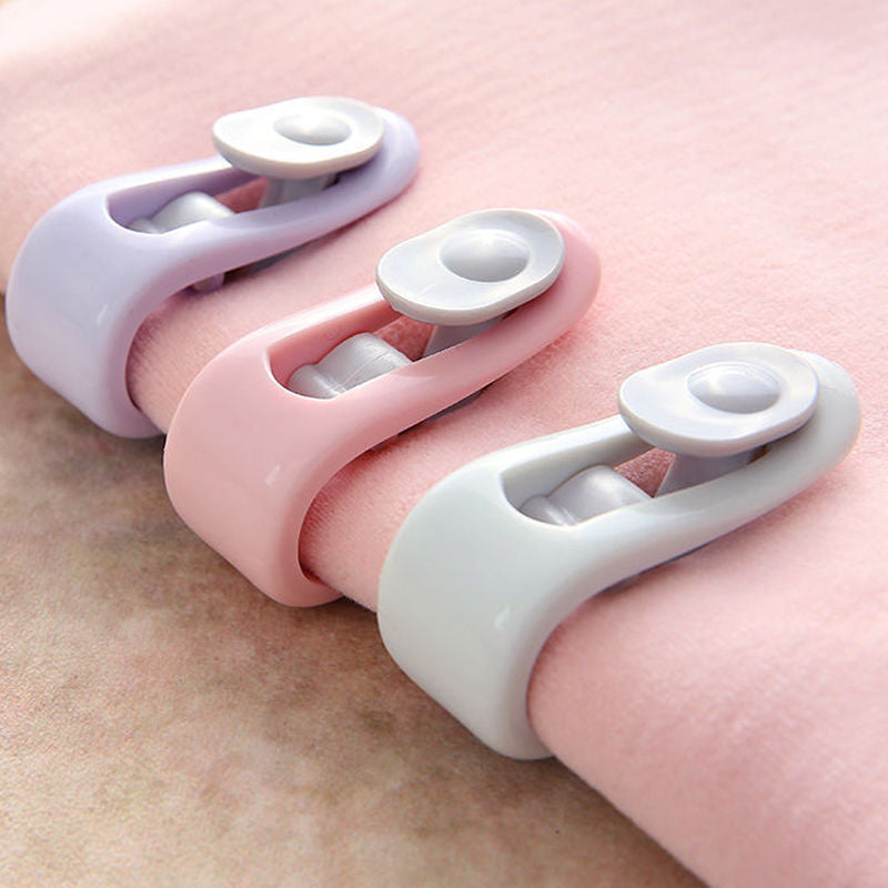 Non-slip clips for duvet - Safety and comfort (x6)