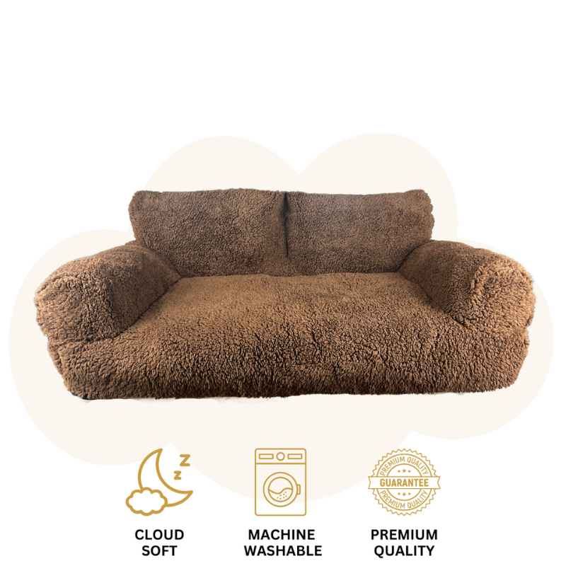 Uspokajająca sofa dla zwierząt - Komfort i spokój zapewnione