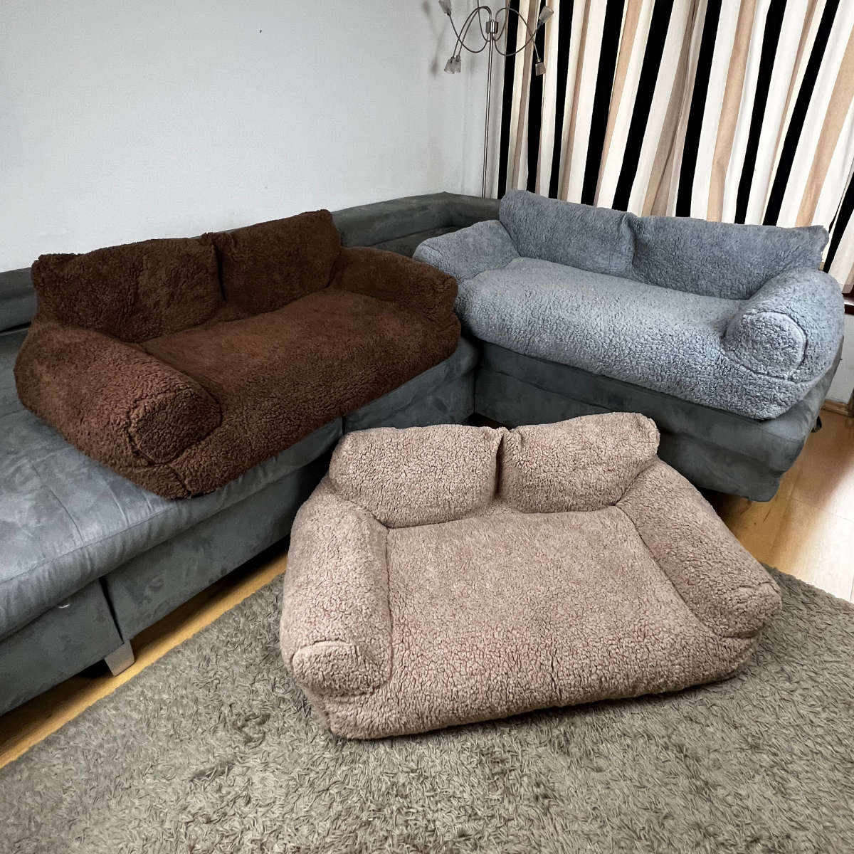 Uspokajająca sofa dla zwierząt - Komfort i spokój zapewnione