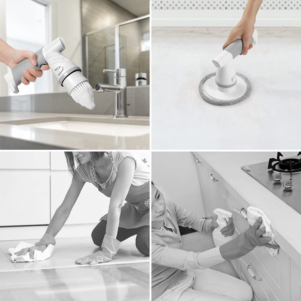 Cordless electric brush - Quick and efficient cleaning