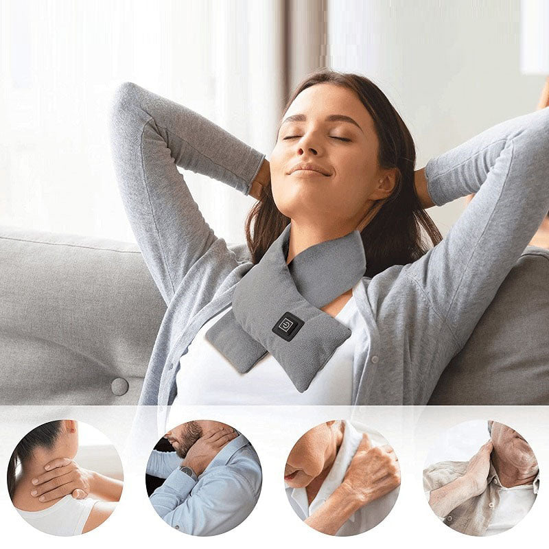 Goditi un calore dolce e continuo con la sciarpa riscaldante