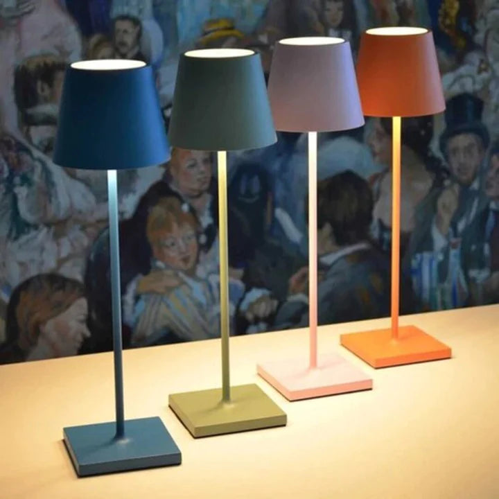 Wireless rechargeable LED lamp: Elegance and freedom of lighting!