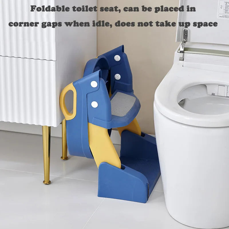 Opvouwbare kinderstoel voor een gemakkelijke toiletbezoek