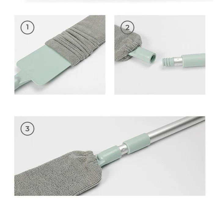 CleanSweep | Long, flexible brush for dust removal